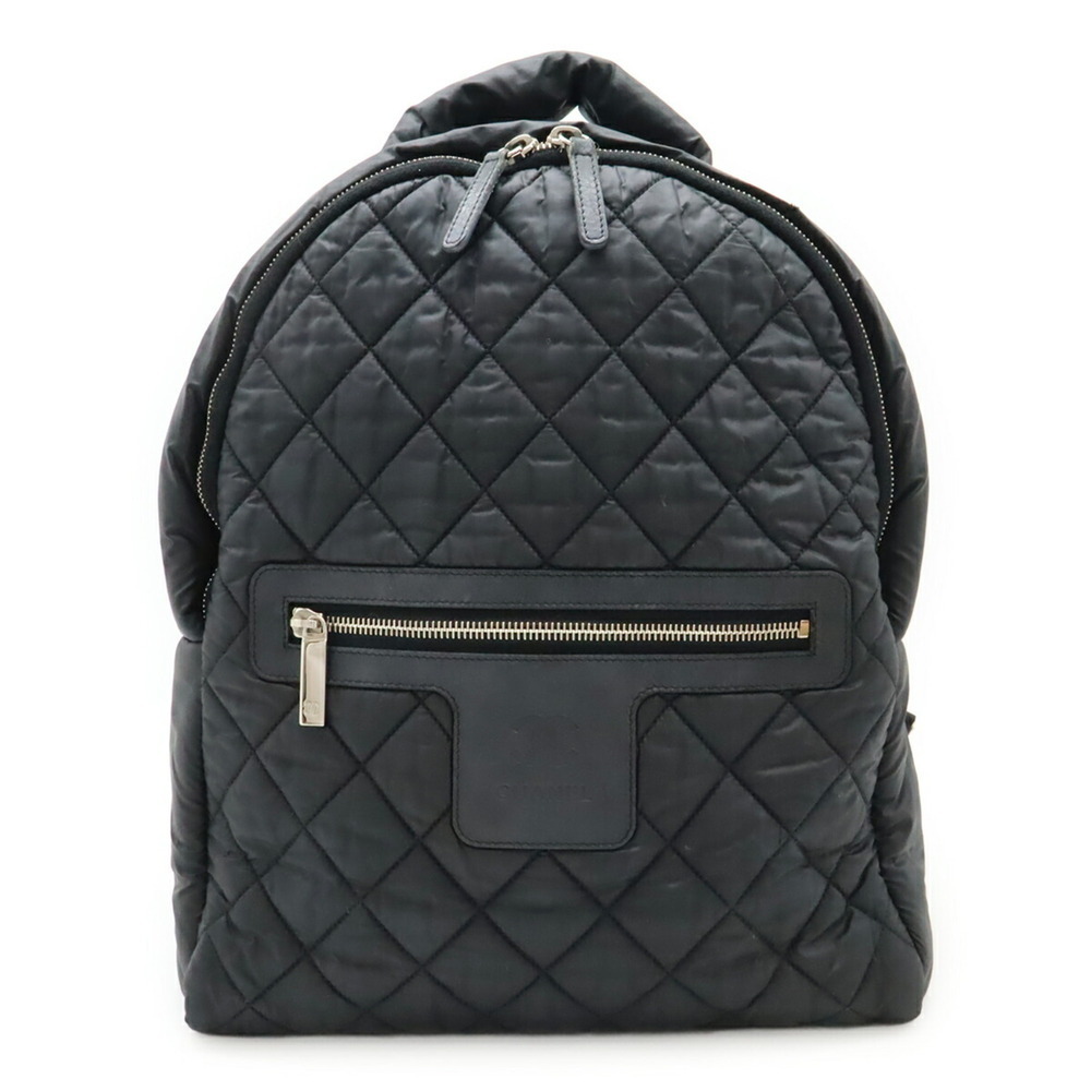 CHANEL Black Leather Backpack